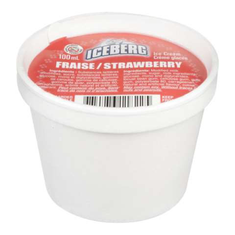 24X100ML IBERGERG ICE CREAM STRAWBERRY