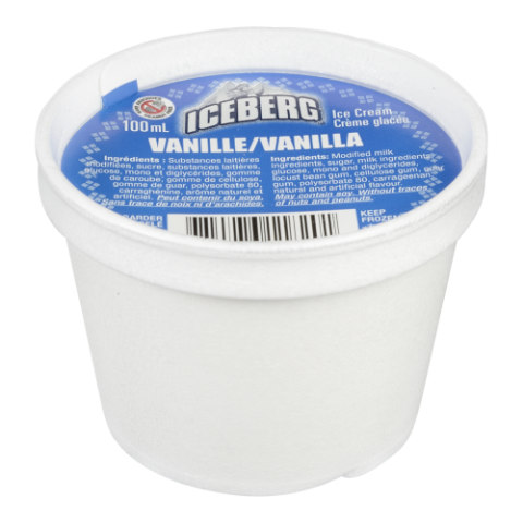 24X100ML IBERGERG CRÈME GLACÉE VANILLE