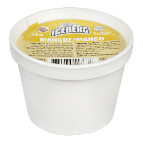 24X100ML IBERGERG SORBET MANGUE