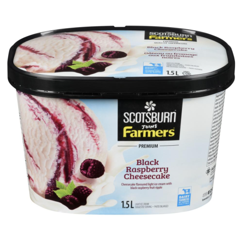 1.5L SCOTSBURN GÂTEAU AU FROMAGE AUX FRAMBOISES NOIRES