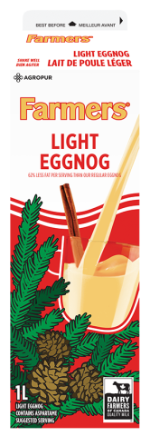 1L FARMERS LIGHT EGGNOG 1%