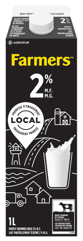 1L FARMERS MILK 2%