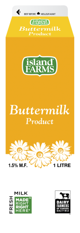 1L ISLAND FARMS BUTTERMILK PRODUCT 1.5%