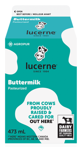 473ML LUCERNE BUTTERMILK 1.5%