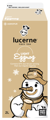 2L LUCERNE LIGHT EGGNOG 2%