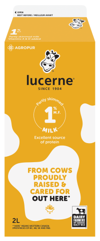 2L LUCERNE LAIT 1%