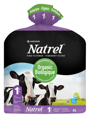 4L NATREL LAIT BIOLOGIQUE 1%