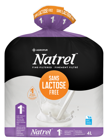 4L NATREL LAIT SANS LACTOSE 1%