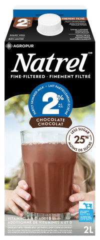 2L NATREL LAIT AU CHOCOLAT 2%