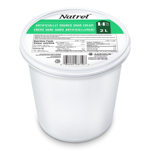 2L NATREL 14% SOUR CREAM