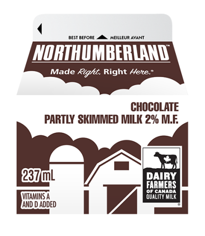 237ML NORTHUMBERLAND LAIT AU CHOCOLAT 2%