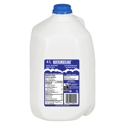 4L NORTHUMBERLAND LAIT 2% PLASTIQUE