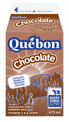 473ML QUÉBON CHOCOLATE MILK 1%