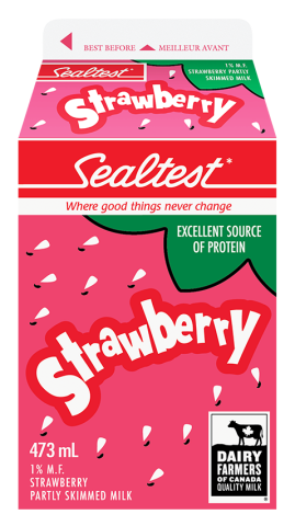 473ML SEALTEST LAIT AUX FRAISES 1%