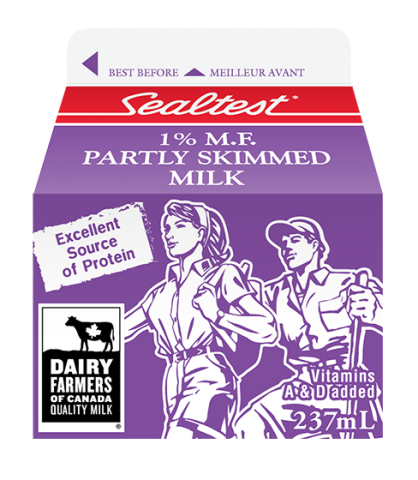 237ML SEALTEST LAIT 1%