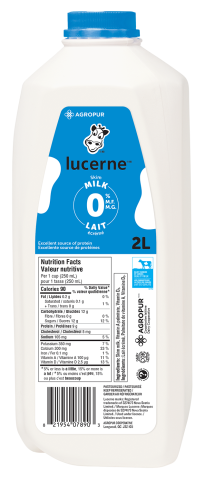 2L LUCERNE MILK JUG 0%