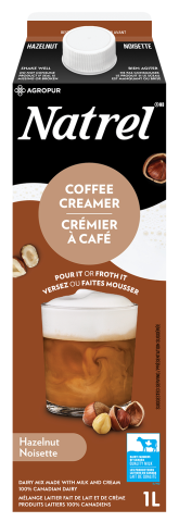 1L Natrel Hazelnut Coffee Creamer