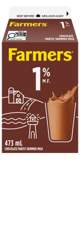 473ML FARMERS CHOCOLATE MILK 1%