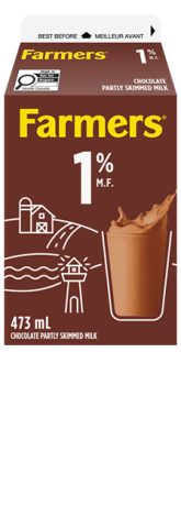 473ML FARMERS CHOCOLATE MILK 1%