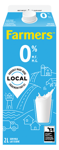 2L FARMERS MILK 0%