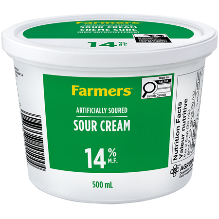 500ML FARMERS 14% SOUR CREAM