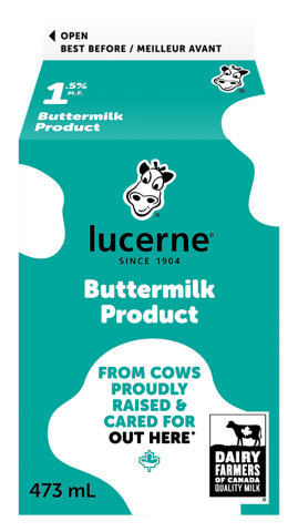 473ML LUCERNE BUTTERMILK 1.5%