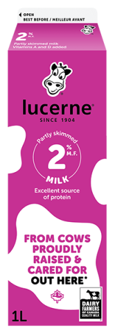 1L LUCERNE LAIT 2%