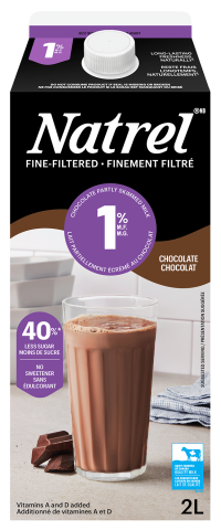 2L NATREL LAIT AU CHOCOLAT 1%