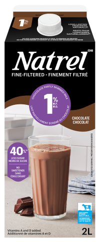 2L NATREL LAIT AU CHOCOLAT 1%