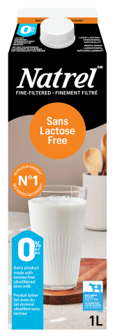 1L NATREL LACTOSE FREE MILK 0%