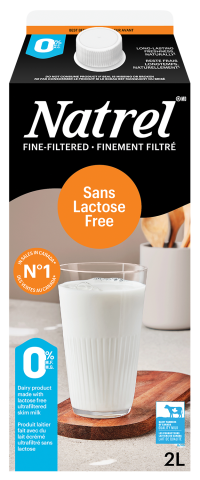 2L NATREL LACTOSE FREE MILK 0%