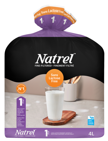 4L NATREL LAIT SANS LACTOSE 1%