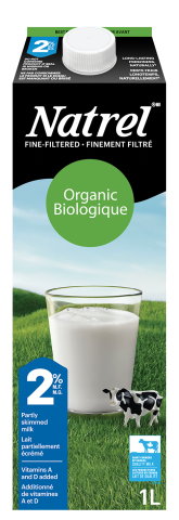 1L NATREL ORGANIC MILK 2%
