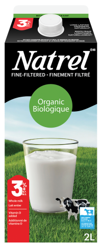 2L NATREL ORGANIC MILK 3.8%