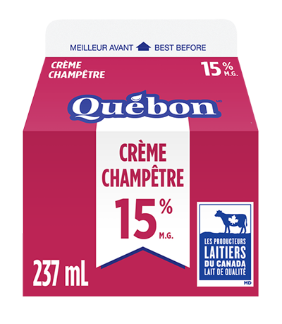 237ML CRÈME CHAMP 15% QUEBON