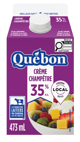 473ML CRÈME CHAMP 35% QUEBON
