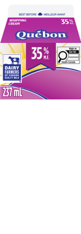 237ML CRÈME 35% QUEBON