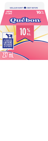 237ML CRÈME A CAFÉ 10% QUEBON