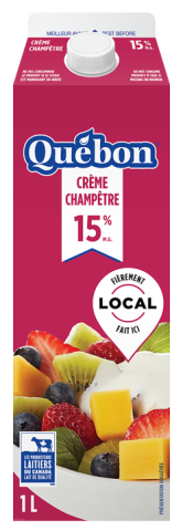 1LT CRÈME CHAMPETRE 15% QBON