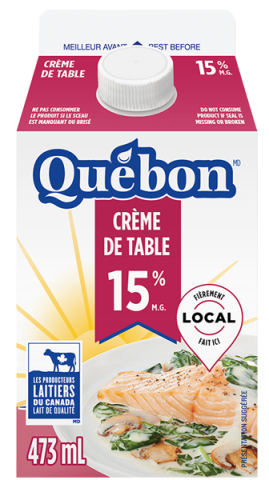 Crème de table Québon 15% 473mL