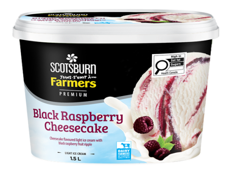 1.5L SCOTSBURN GÂTEAU AU FROMAGE AUX FRAMBOISES NOIRES