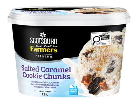 1.5L SCOTSBURN MORCEAUX DE BISCUITS ET CARAMEL SALÉ