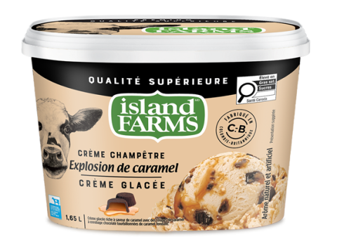 explosion de caramel