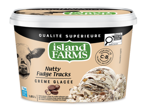 1.65L NUTTY FUDGE TRACKS ISLAND FARMS