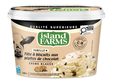 1.65L BRISURES DE CHOCOLAT PATE BISCUIT