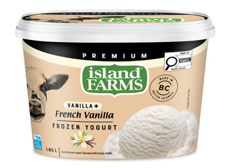 1.65L FROZ YOGURT FRENCH VANILLA ISLAND FARMS