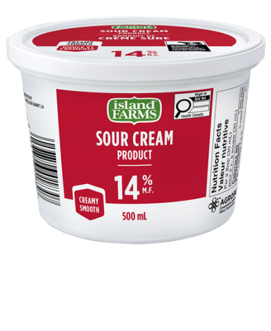 500ML CRÈME SURE 14%  ISLAND FARM