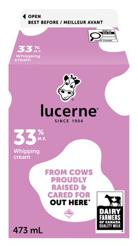 473ML LUCERNE CRÈME 33%