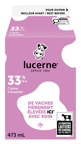 473ML LUCERNE CRÈME 33%