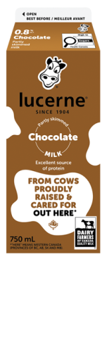 750 ML LUCERNE CHOCOLATE MILK 0.8%
